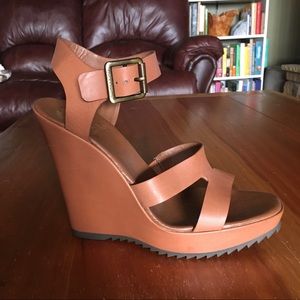 Vince Camuto Brown Wedges